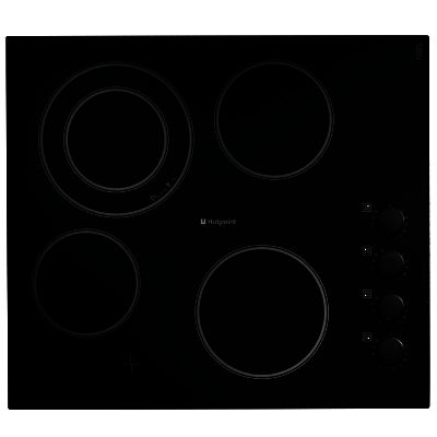 Hotpoint CRM641DC Ceramic Hob, Black